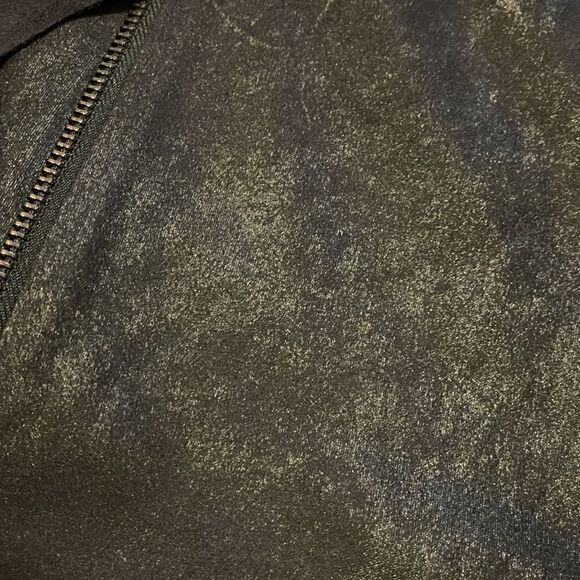 BNCI Side Zip Vegan Suede Jacket Small Navy - Picture 5 of 7